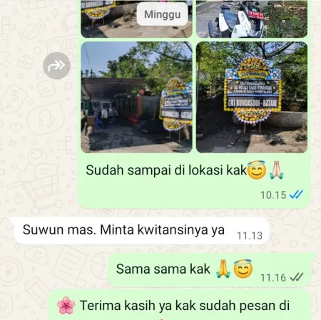 Pengiriman Papan Bunga Duka Waru Jepon