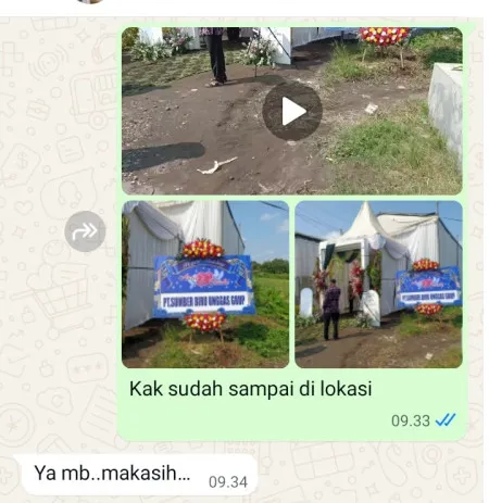 Pengiriman Karangan Bunga Waru Jepon