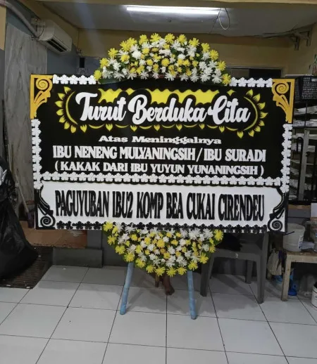 Papan Bunga Duka Waru Jepon
